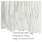 Boardwalk Cut-End Wet Mop, White, Rayon, PK12, BWK2024RCT BWK2024RCT - alternate 10